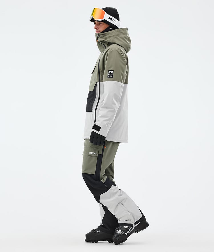 Montec Doom Laskettelutakki Miehet Greenish/Black/Light Grey, Kuva 4 / 11