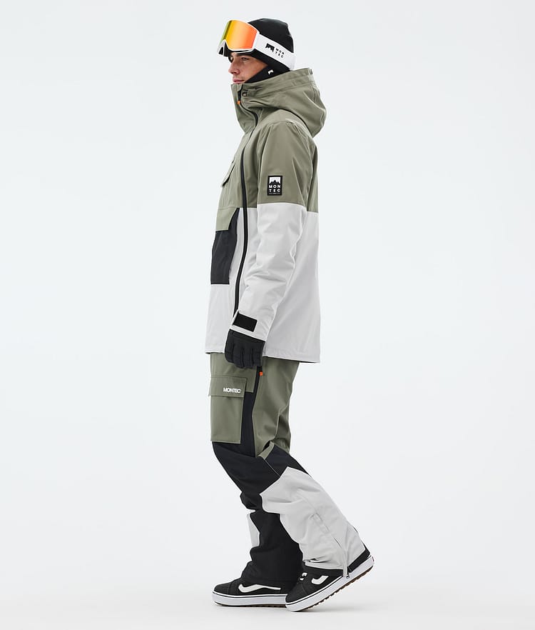 Montec Doom Lumilautailutakki Miehet Greenish/Black/Light Grey, Kuva 4 / 11