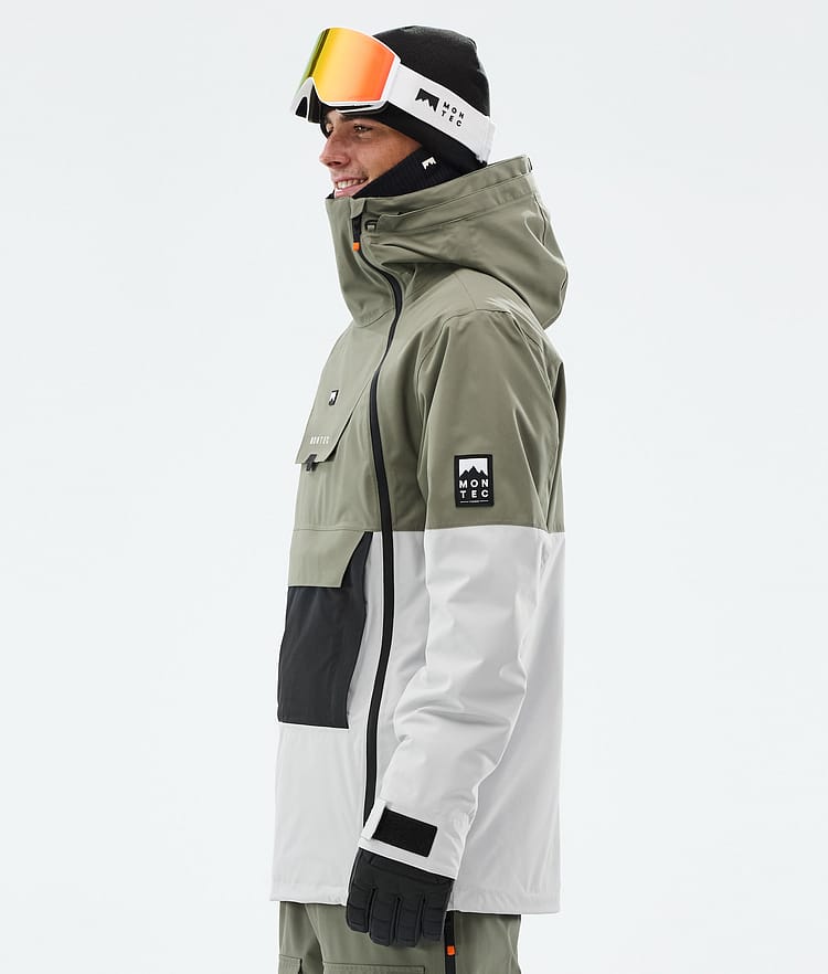 Montec Doom Lumilautailutakki Miehet Greenish/Black/Light Grey, Kuva 6 / 11