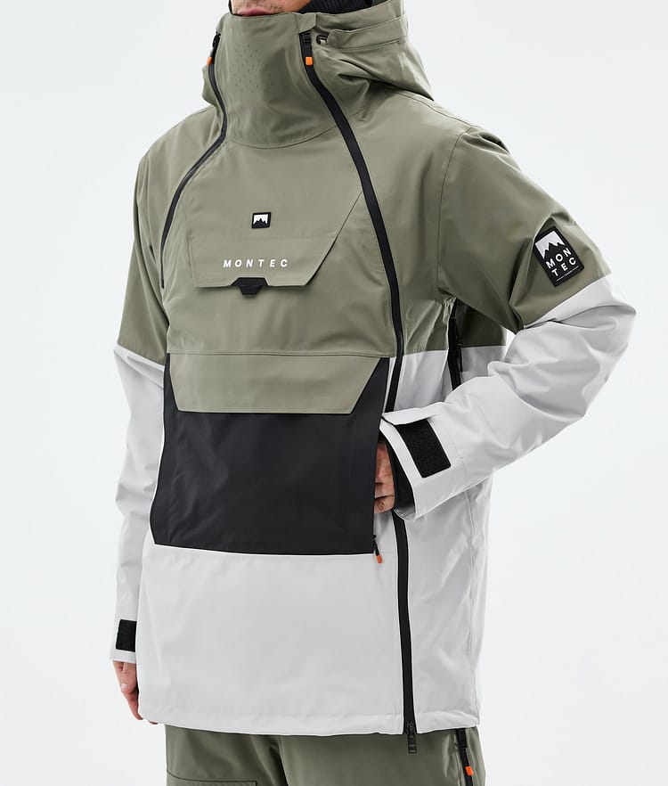 Montec Doom Lumilautailutakki Miehet Greenish/Black/Light Grey, Kuva 8 / 11