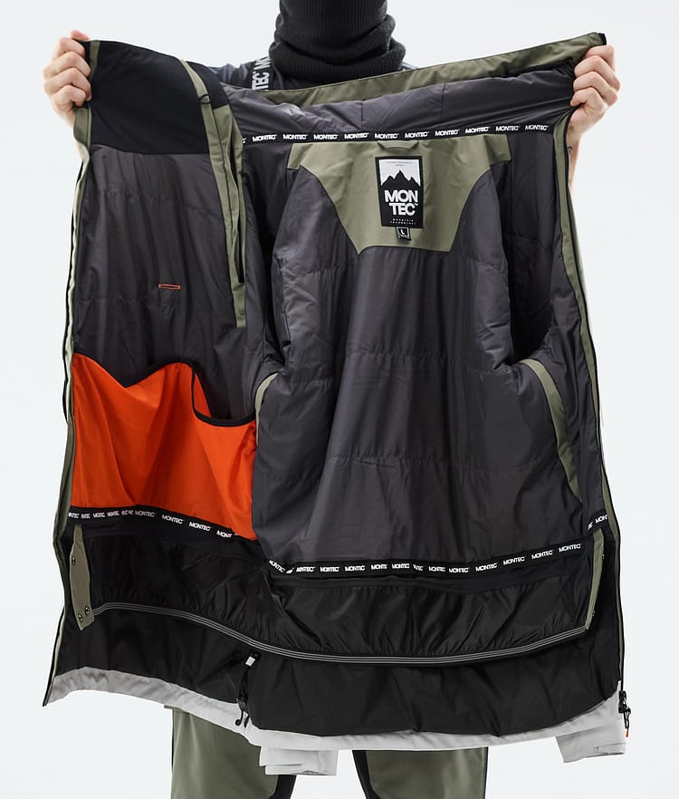 Montec Doom Lumilautailutakki Miehet Greenish/Black/Light Grey, Kuva 11 / 11