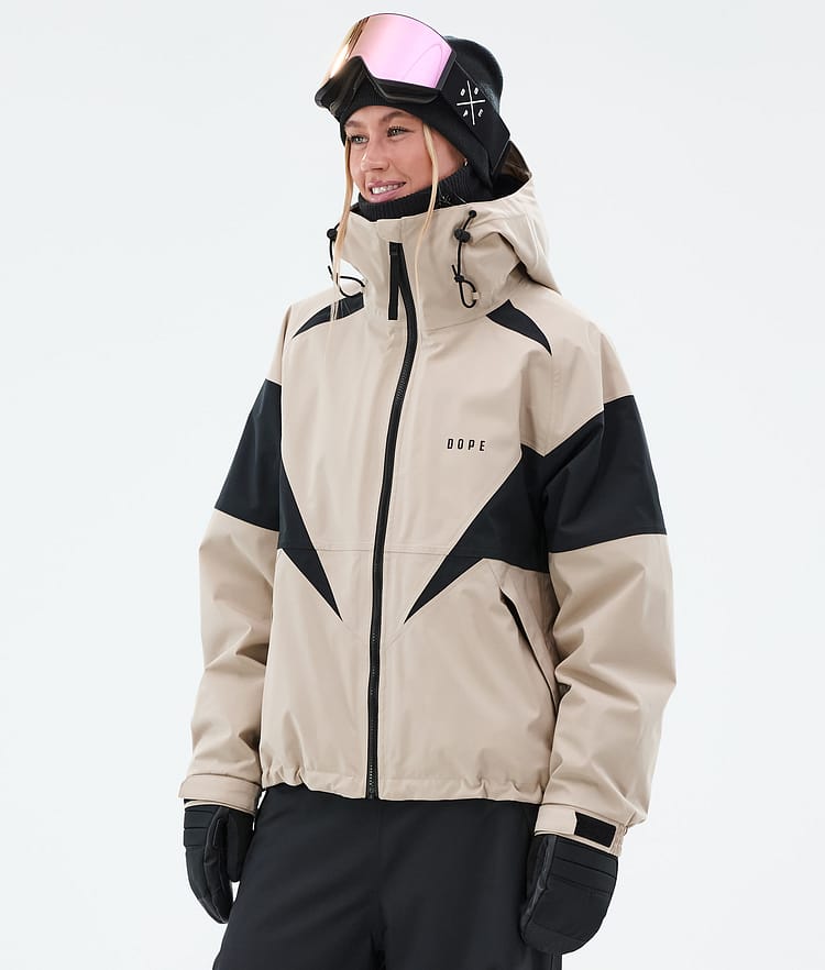 Dope Spartan W Laskettelutakki Naiset Spike Sand/Black, Kuva 1 / 8