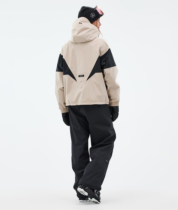 Dope Spartan W Laskettelutakki Naiset Spike Sand/Black, Kuva 4 / 8