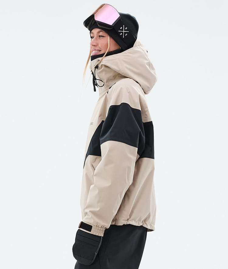 Dope Spartan W Laskettelutakki Naiset Spike Sand/Black, Kuva 5 / 8