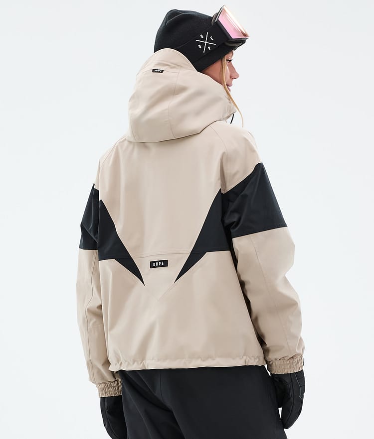 Dope Spartan W Laskettelutakki Naiset Spike Sand/Black, Kuva 6 / 8