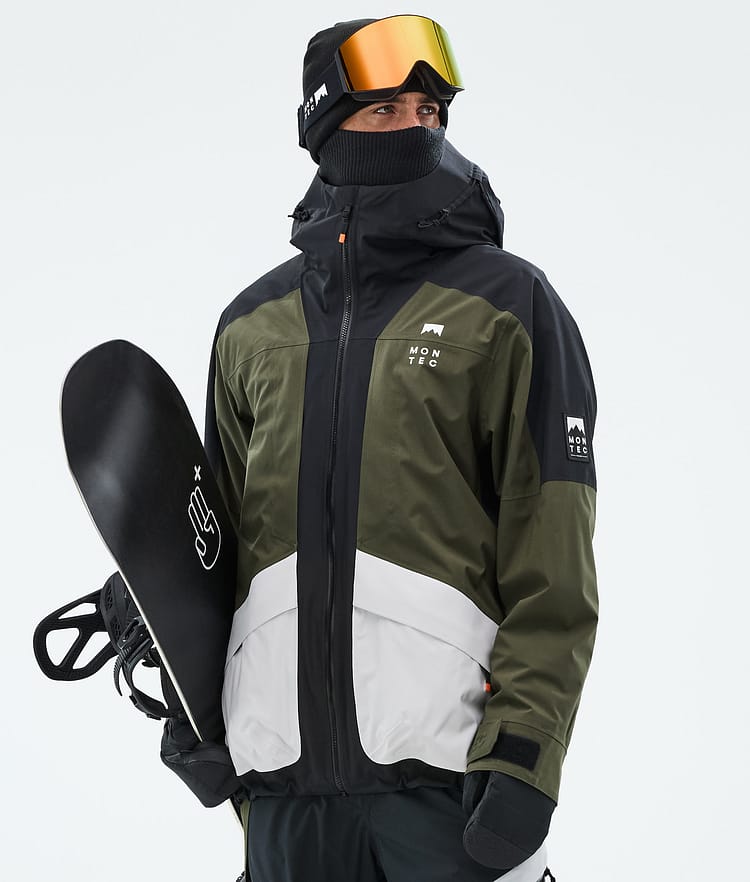 Montec Morpheus Lumilautailutakki Miehet Black/Olive Green/Light Grey, Kuva 1 / 10