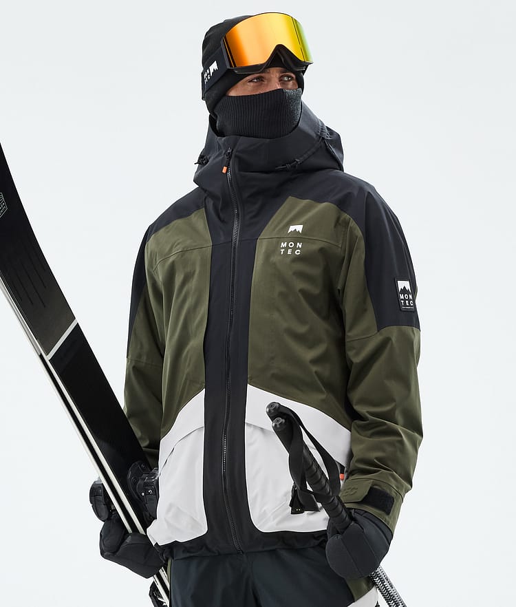 Montec Morpheus Laskettelutakki Miehet Black/Olive Green/Light Grey, Kuva 1 / 10