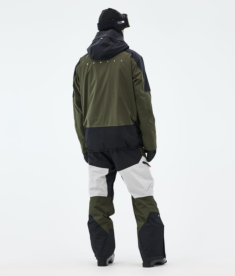 Montec Morpheus Laskettelutakki Miehet Black/Olive Green/Light Grey, Kuva 5 / 10