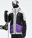 Montec Morpheus Lumilautailutakki Miehet Light Grey/Black/Vivid Purple