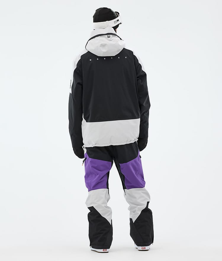 Montec Morpheus Lumilautailutakki Miehet Light Grey/Black/Vivid Purple, Kuva 5 / 10