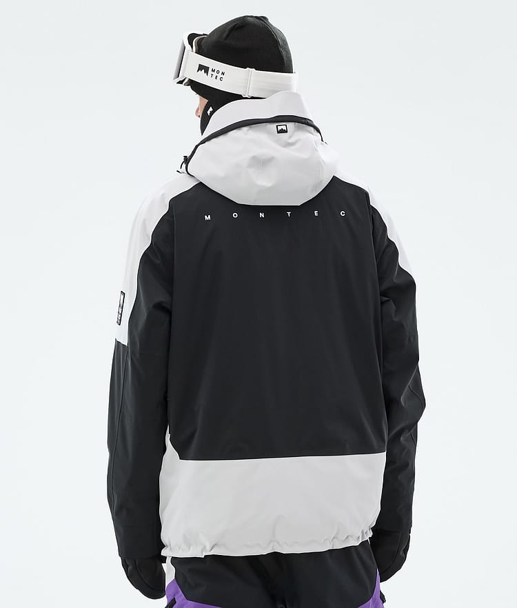 Montec Morpheus Laskettelutakki Miehet Light Grey/Black/Vivid Purple, Kuva 7 / 10