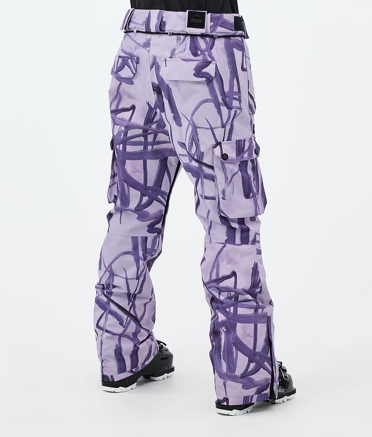 Dope Iconic W Lasketteluhousut Naiset Scribble Purple, Kuva 4 / 7