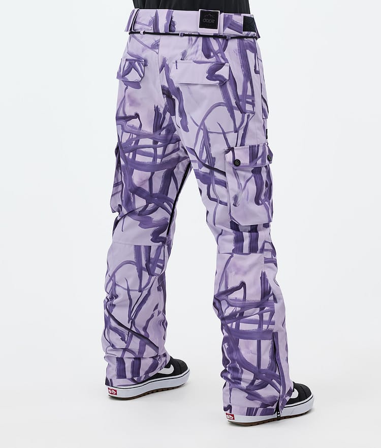 Dope Iconic W Lumilautailuhousut Naiset Scribble Purple, Kuva 4 / 7