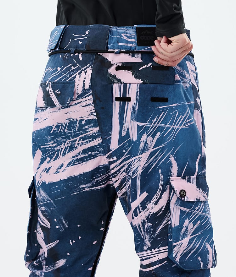 Dope Iconic W Lumilautailuhousut Naiset Carvings Pink, Kuva 7 / 7