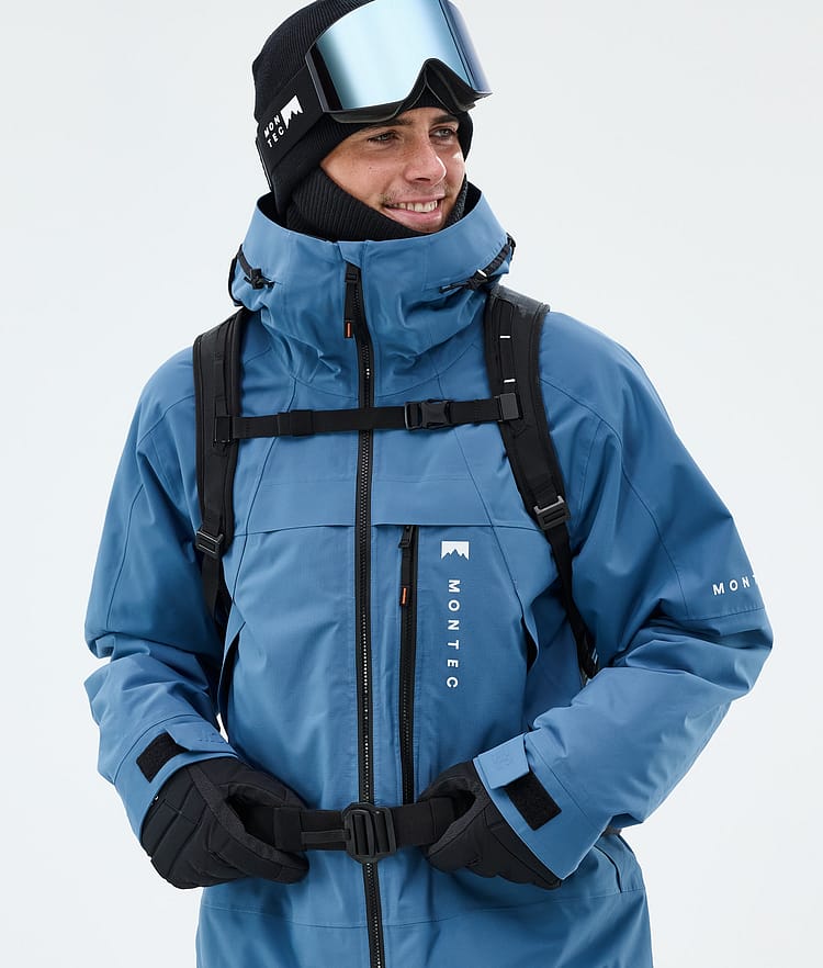 Montec Oracle Lumilautailutakki Miehet Blue Steel, Image 4 of 9