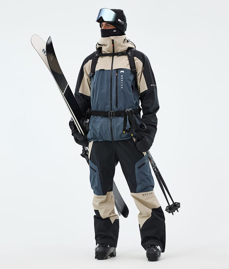 Montec Oracle Laskettelutakki Miehet Sand/Black/Metal Blue, Kuva 3 / 10