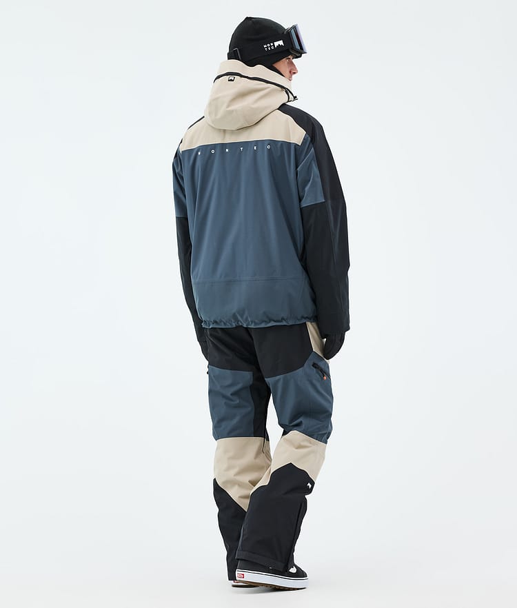 Montec Oracle Lumilautailutakki Miehet Sand/Black/Metal Blue, Kuva 5 / 10