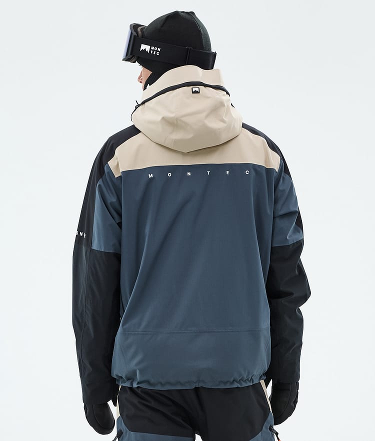 Montec Oracle Laskettelutakki Miehet Sand/Black/Metal Blue, Kuva 7 / 10