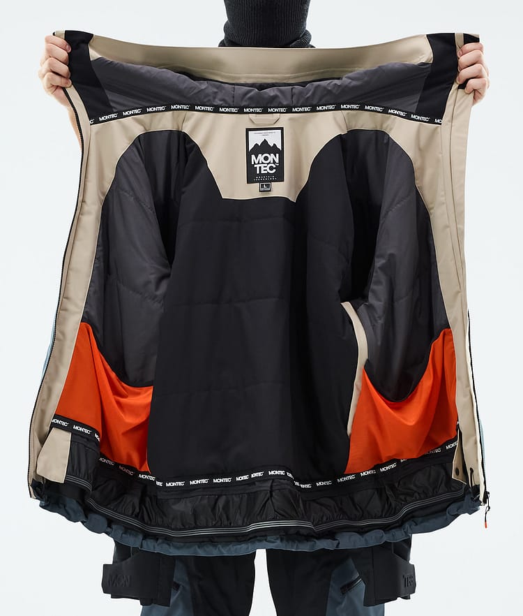 Montec Oracle Laskettelutakki Miehet Sand/Black/Metal Blue, Kuva 10 / 10