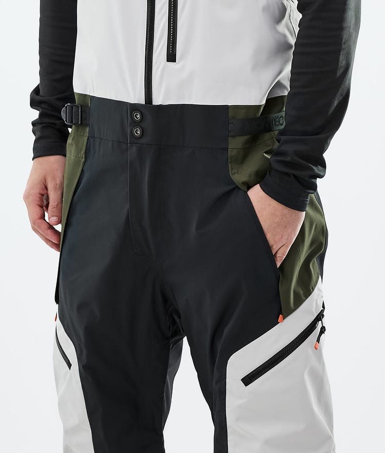 Montec Dozer Lasketteluhousut Miehet Light Grey/Black/Olive Green, Kuva 4 / 6