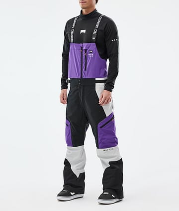 Montec Dozer Lumilautailuhousut Miehet Vivid Purple/Black/Light Grey