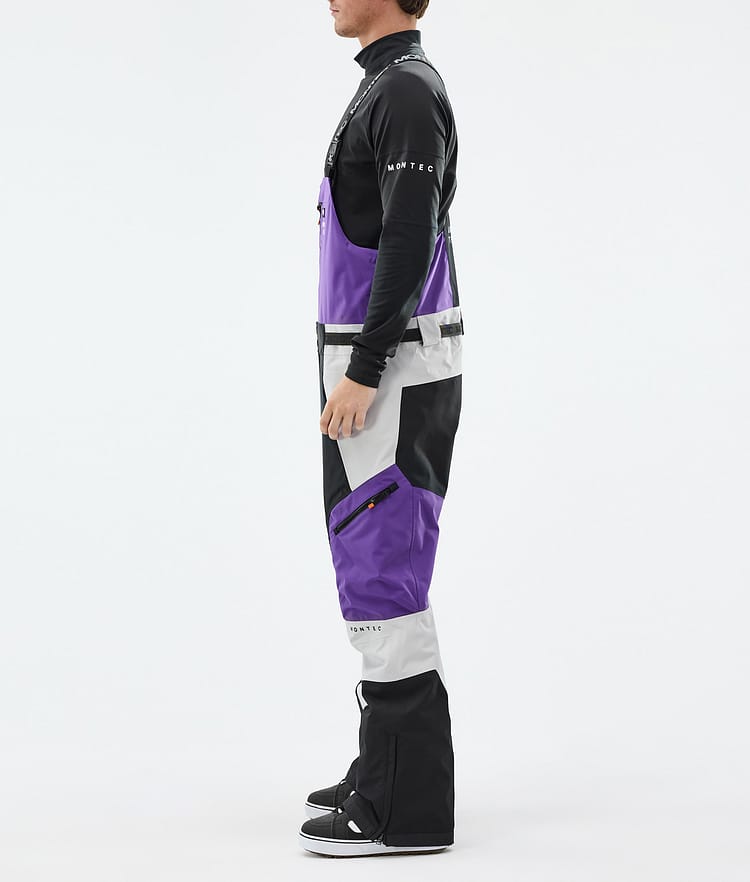 Montec Dozer Lumilautailuhousut Miehet Vivid Purple/Black/Light Grey, Kuva 2 / 6