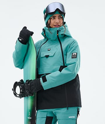 Montec Doom W Lumilautailutakki Naiset Turquoise/Black