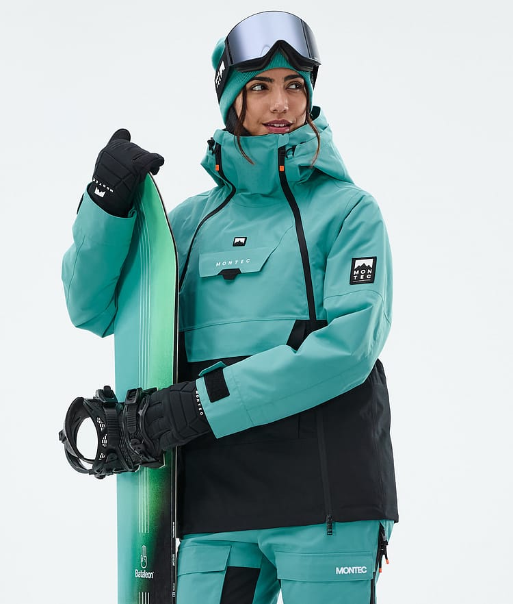 Montec Doom W Lumilautailutakki Naiset Turquoise/Black, Kuva 1 / 11