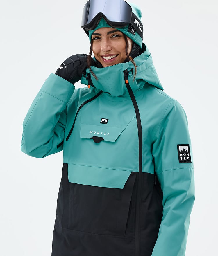 Montec Doom W Laskettelutakki Naiset Turquoise/Black, Kuva 2 / 11