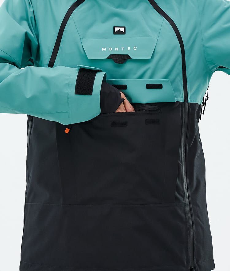 Montec Doom W Laskettelutakki Naiset Turquoise/Black, Kuva 9 / 11