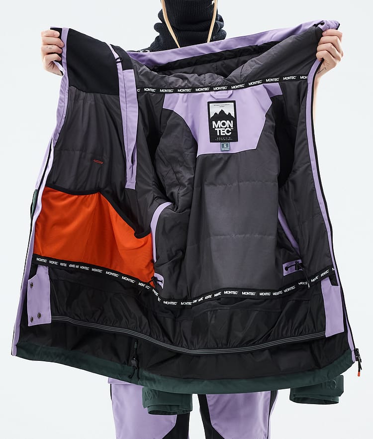 Montec Doom W Laskettelutakki Naiset Faded Violet/Black/Dark Atlantic, Kuva 11 / 11