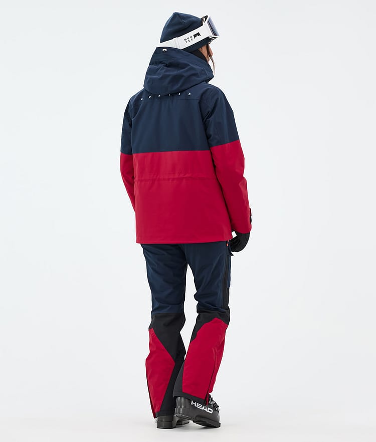 Montec Doom W Laskettelutakki Naiset Dark Blue/Black/Deep Red, Kuva 5 / 11