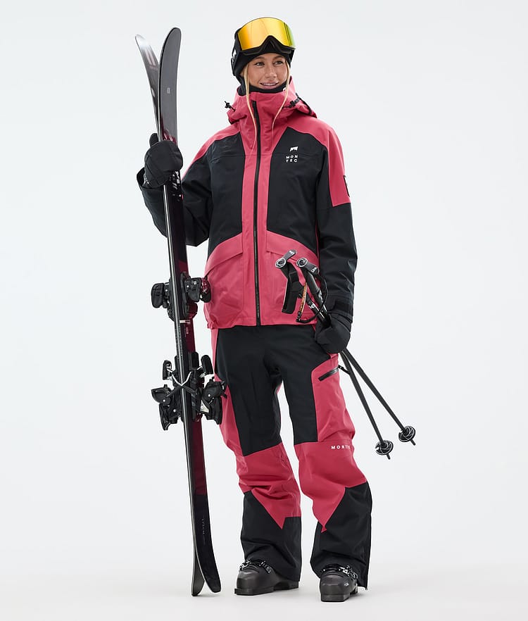 Montec Morpheus W Laskettelutakki Naiset Light Red/Black, Kuva 3 / 10