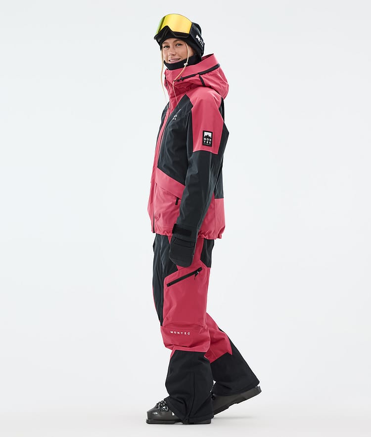 Montec Morpheus W Laskettelutakki Naiset Light Red/Black, Kuva 4 / 10