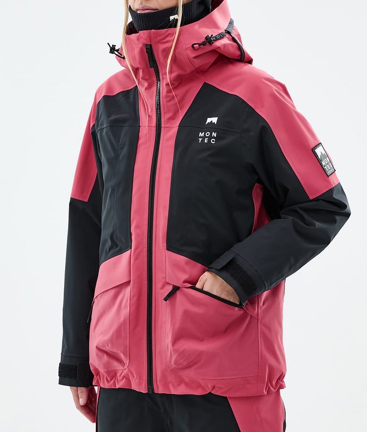 Montec Morpheus W Laskettelutakki Naiset Light Red/Black, Kuva 8 / 10