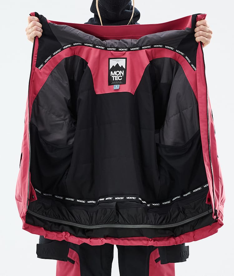Montec Morpheus W Laskettelutakki Naiset Light Red/Black, Kuva 10 / 10