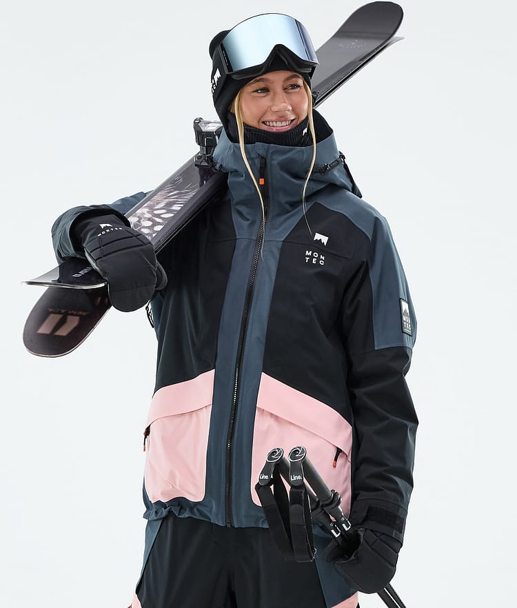 Montec Morpheus W Laskettelutakki Naiset Metal Blue/Black/Soft Pink, Kuva 1 / 10