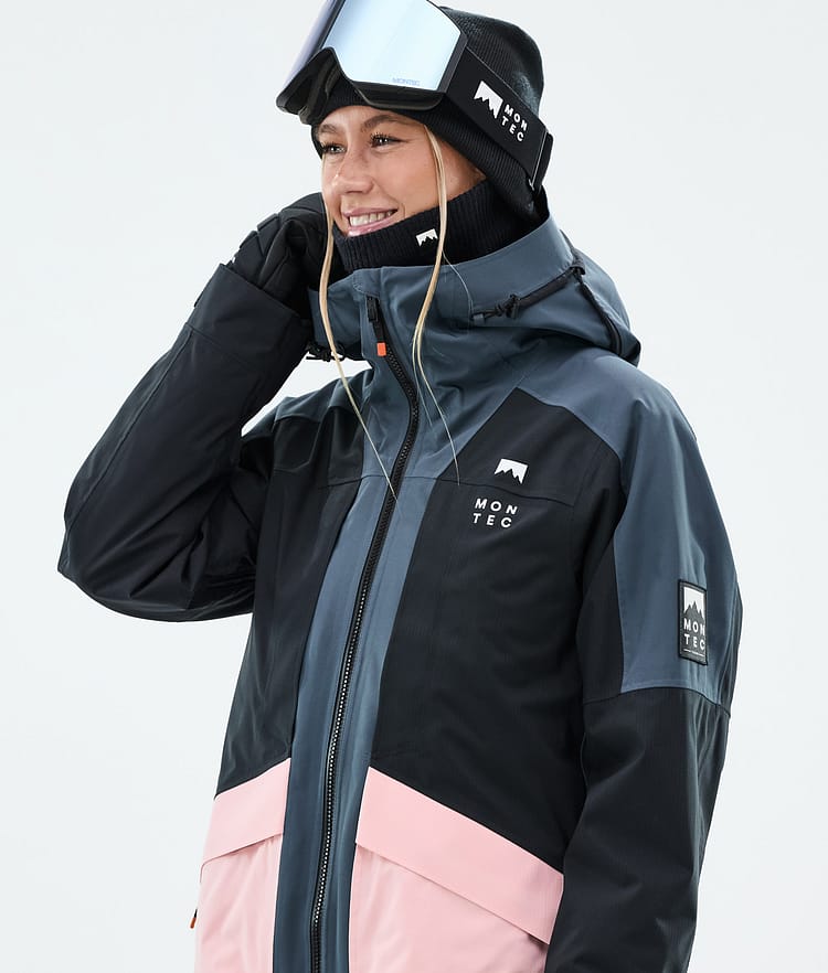 Montec Morpheus W Lumilautailutakki Naiset Metal Blue/Black/Soft Pink, Kuva 2 / 10