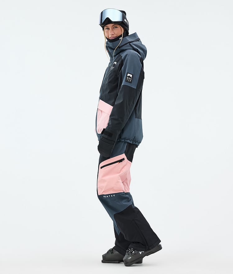 Montec Morpheus W Laskettelutakki Naiset Metal Blue/Black/Soft Pink, Kuva 4 / 10