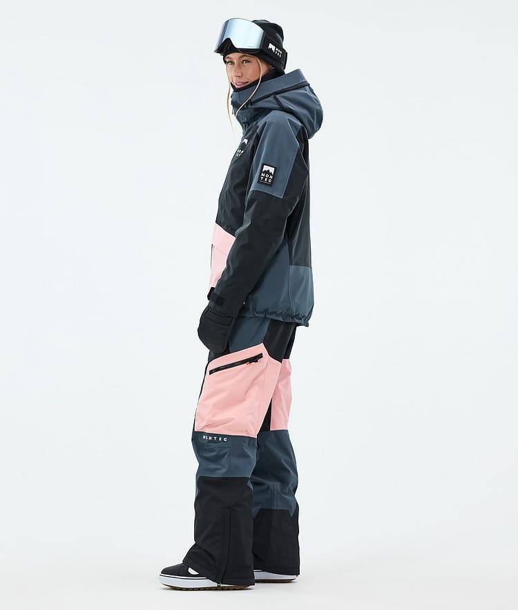 Montec Morpheus W Lumilautailutakki Naiset Metal Blue/Black/Soft Pink, Kuva 4 / 10