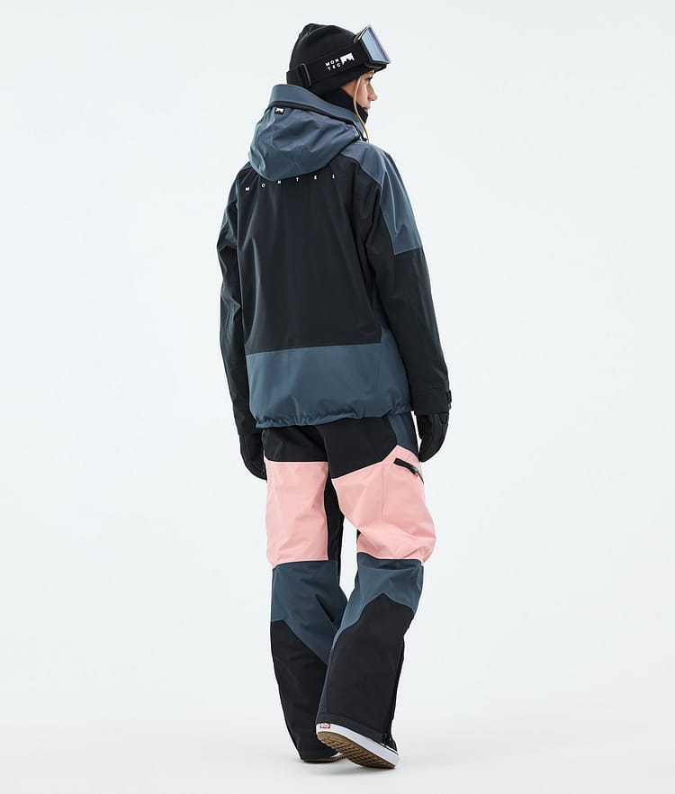 Montec Morpheus W Lumilautailutakki Naiset Metal Blue/Black/Soft Pink, Kuva 5 / 10