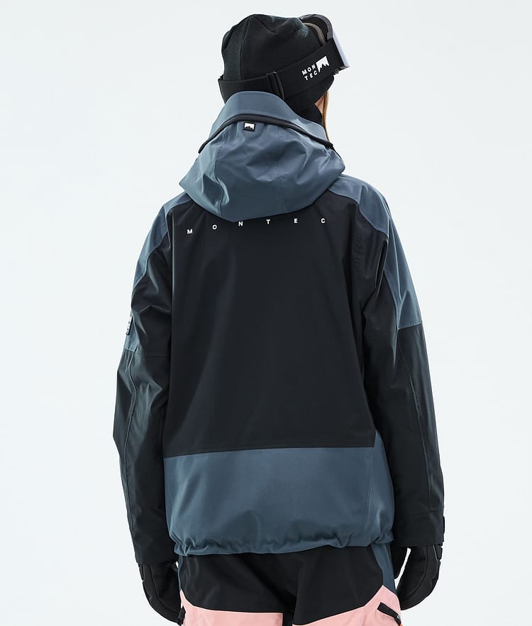 Montec Morpheus W Laskettelutakki Naiset Metal Blue/Black/Soft Pink, Kuva 7 / 10