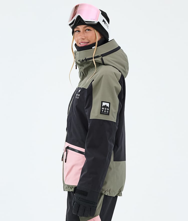 Montec Morpheus W Laskettelutakki Naiset Greenish/Black/Soft Pink, Image 5 of 9