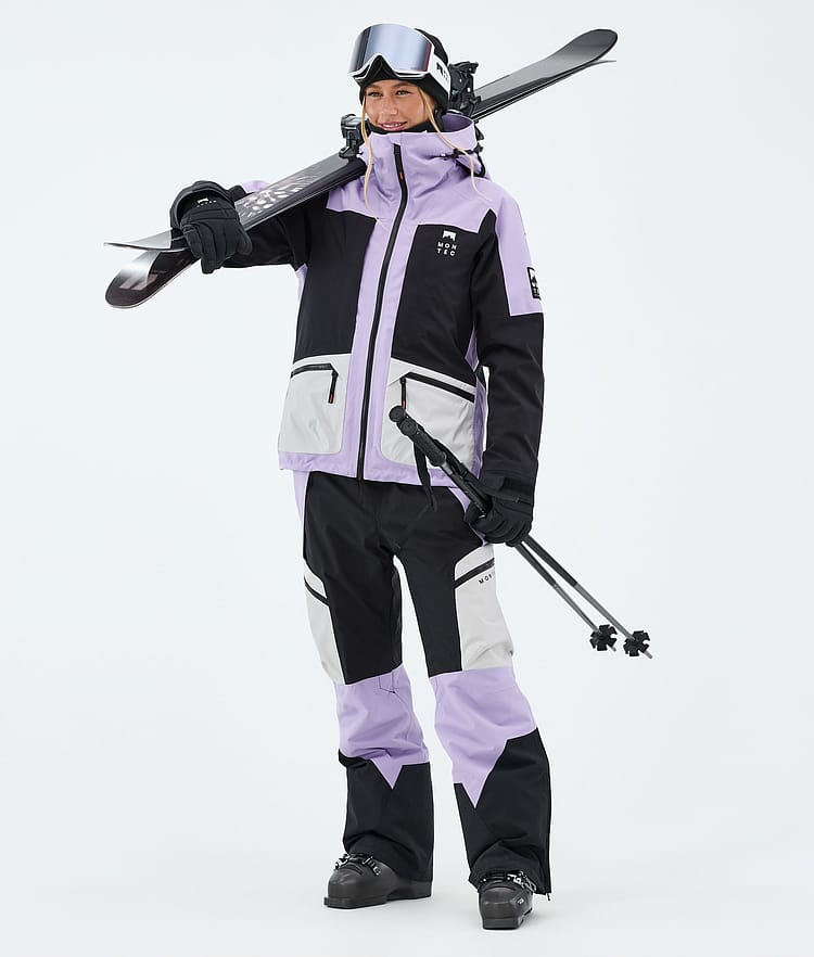 Montec Morpheus W Laskettelutakki Naiset Faded Violet/Black/Light Grey, Image 2 of 9