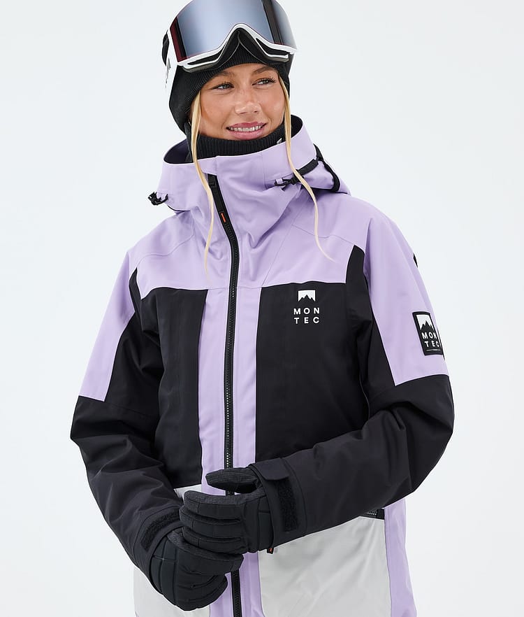 Montec Morpheus W Lumilautailutakki Naiset Faded Violet/Black/Light Grey, Image 4 of 9