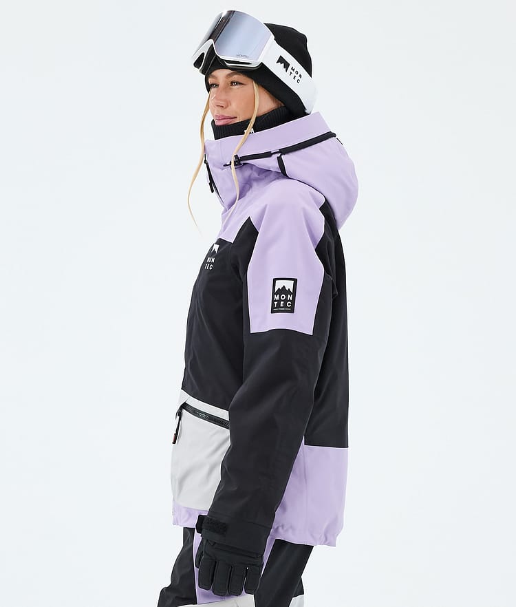 Montec Morpheus W Lumilautailutakki Naiset Faded Violet/Black/Light Grey, Image 5 of 9