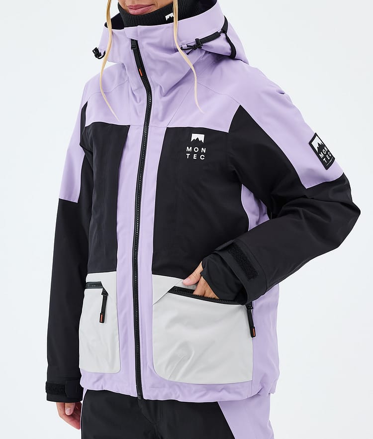 Montec Morpheus W Laskettelutakki Naiset Faded Violet/Black/Light Grey, Image 7 of 9