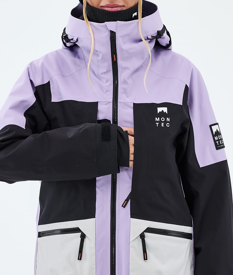 Montec Morpheus W Lumilautailutakki Naiset Faded Violet/Black/Light Grey, Image 8 of 9