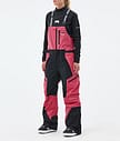 Montec Dozer W Lumilautailuhousut Naiset Light Red/Black