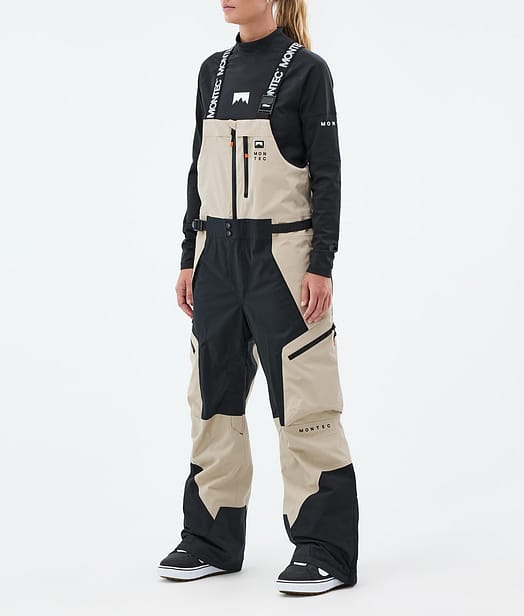 Montec Dozer W Lumilautailuhousut Naiset Sand/Black